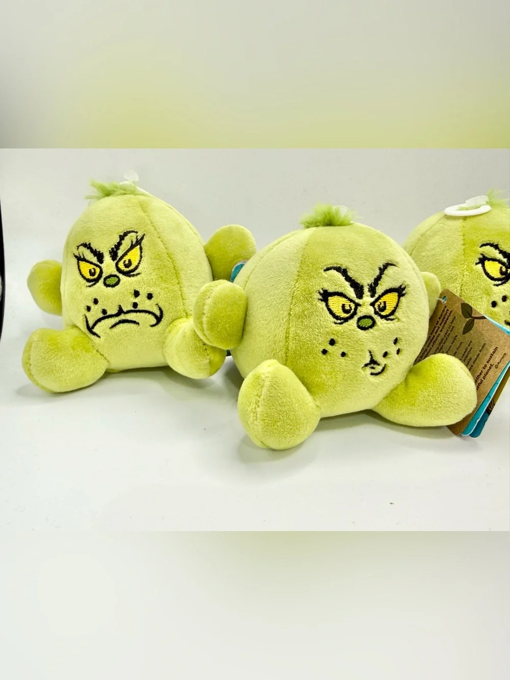 Dr. Seuss Green Grinch Plush Holiday Plush Set - Lime Green stress ball